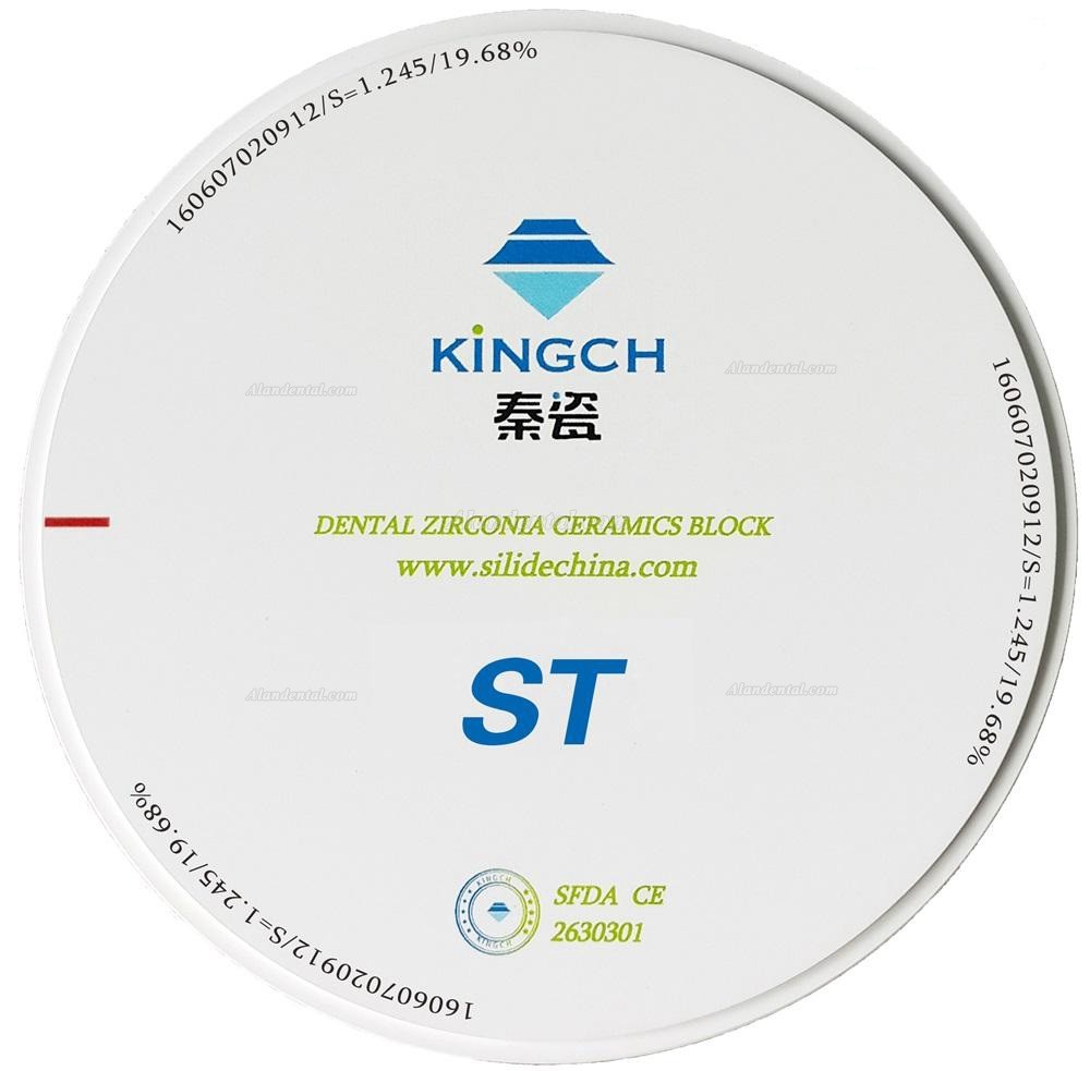 Kingch® 98*10-25mm HT/ST Dental Lab Zirconia Block for Opening System Dental Consumables